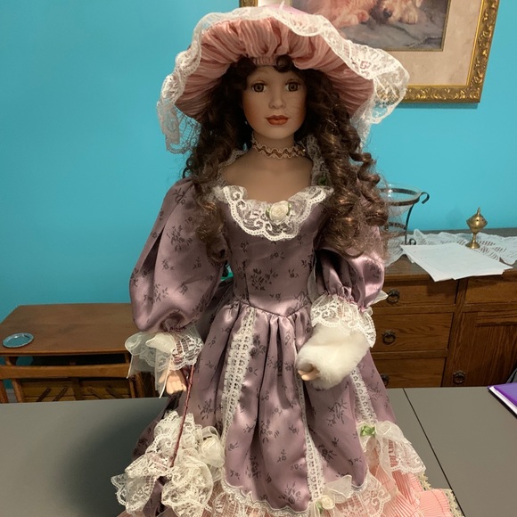 Victorian Porcelain Doll - Picture 1 of 2